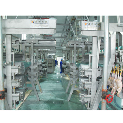 Thiết bị cắt lông gà bán tự động Nhà giết mổ Máy cắt lông gia cầm