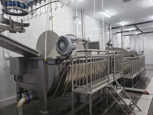 Máy làm lạnh trước cho gia cầm bán nóng Chicken Halal Thiết bị giết thịt