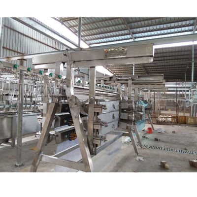 Thiết bị tự động của gia cầm tháo lông con vịt gà gà máy mổ thịt gà