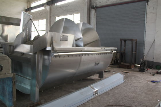 Spiral gia cầm Pre Chiller Máy cho nhà máy máy giết thịt gà 1500Bph